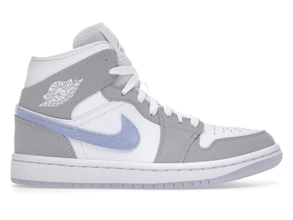 Wolf Grey Jordan 1 Mid Womens